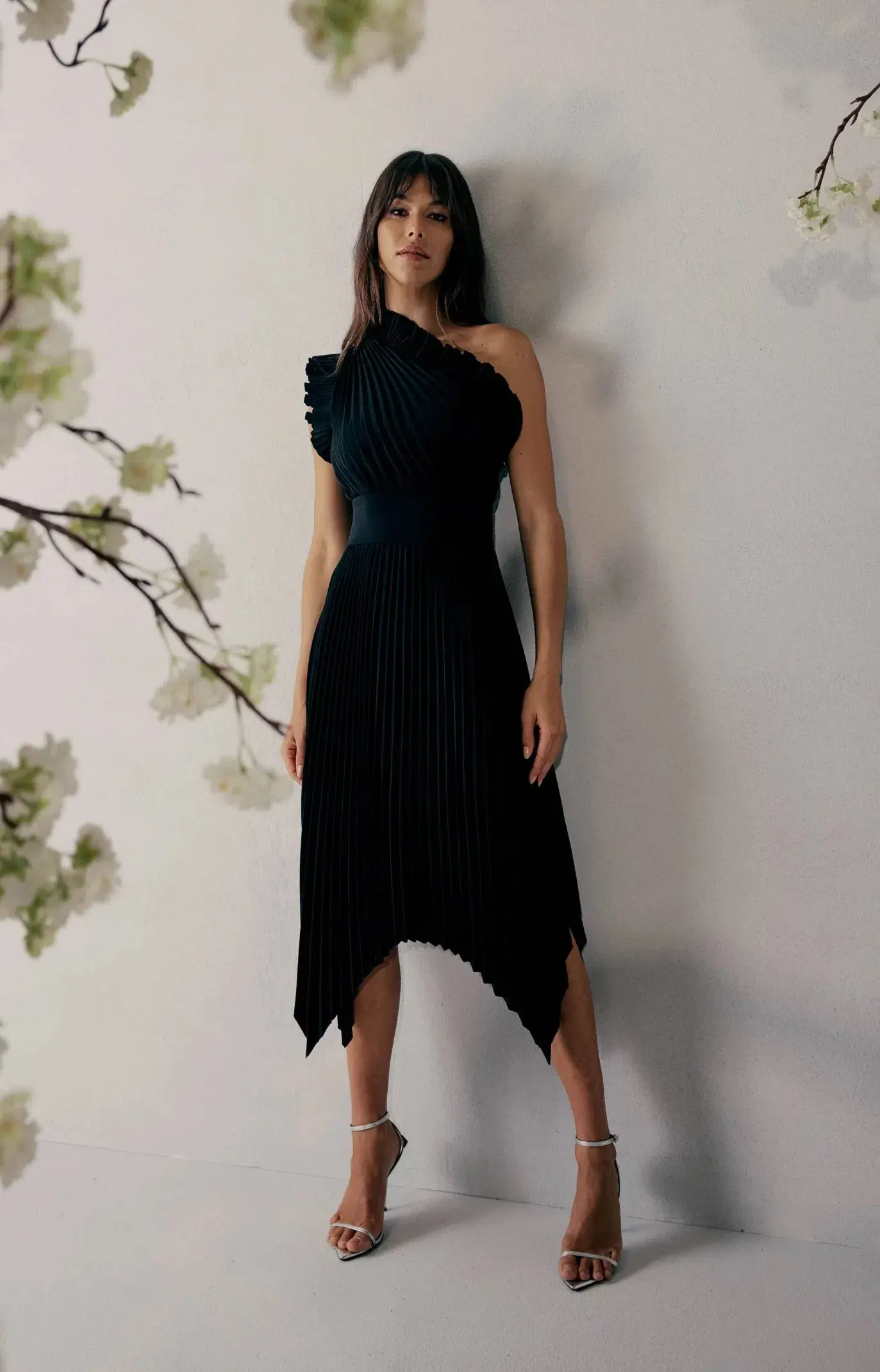 Mossman The Lady Like Midi Dress Black Size 12 - Image 2