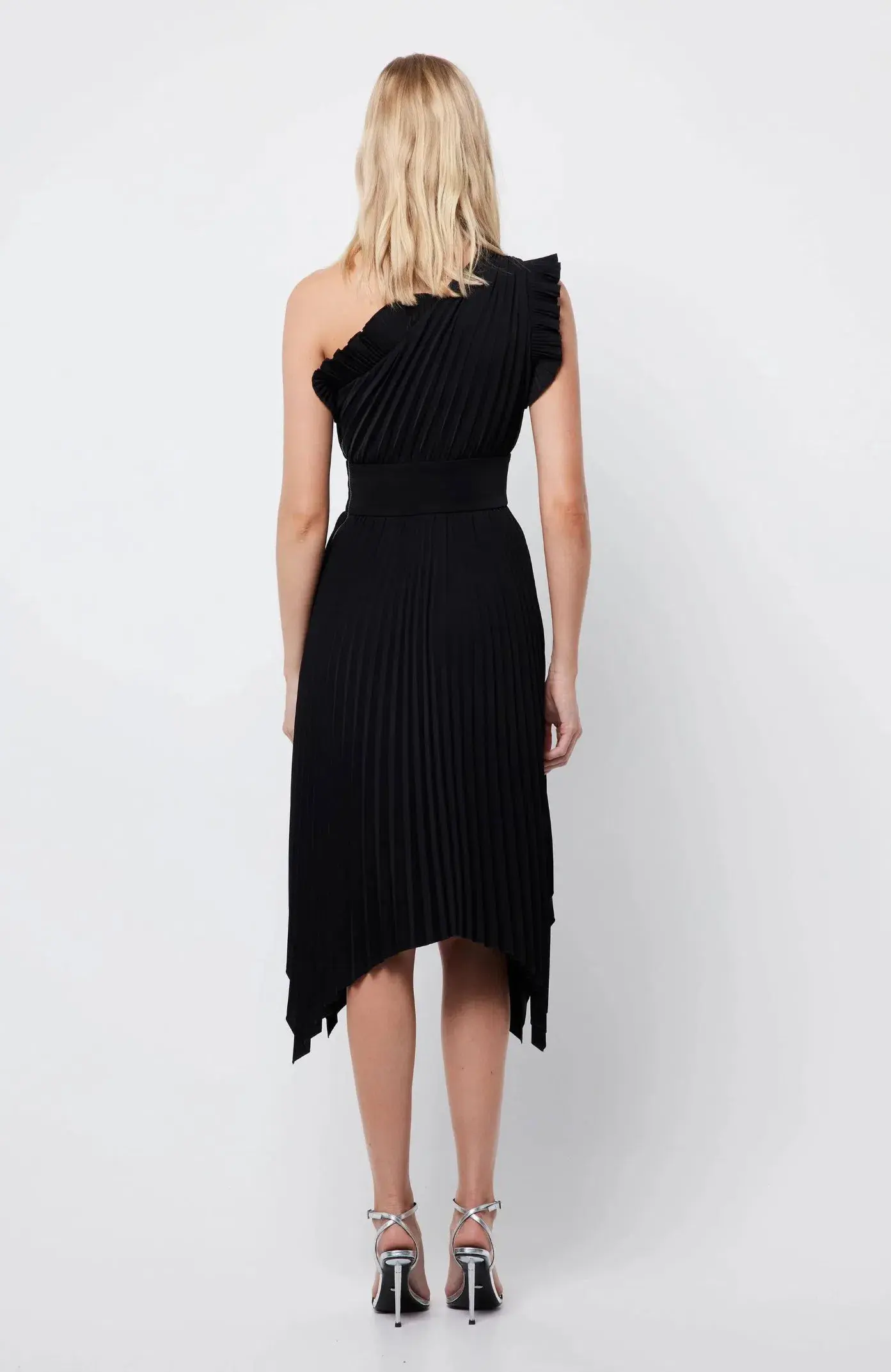 Mossman The Lady Like Midi Dress Black Size 12 - Image 3