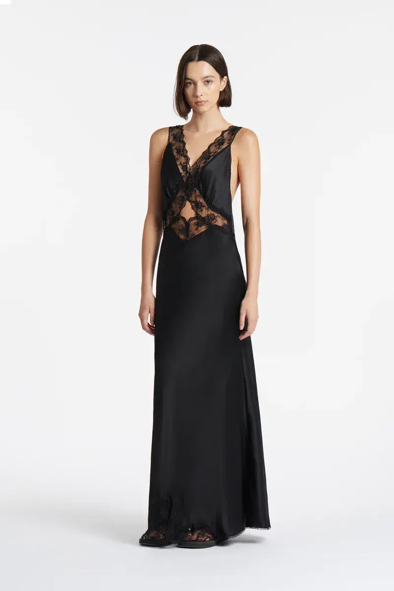 Sir The Label Aries Cut Out Gown Black Size 3/Au 12  - Image 2