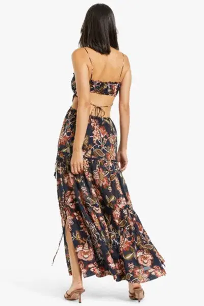 Bec & Bridge Lori Tie Maxi Dress Floral Size 10 / M - Image 4