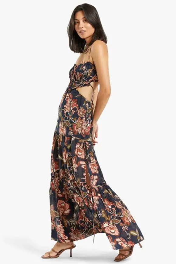 Bec & Bridge Lori Tie Maxi Dress Floral Size 10 / M - Image 5