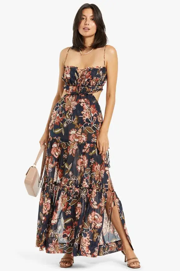 Bec & Bridge Lori Tie Maxi Dress Floral Size 10 / M - Image 2