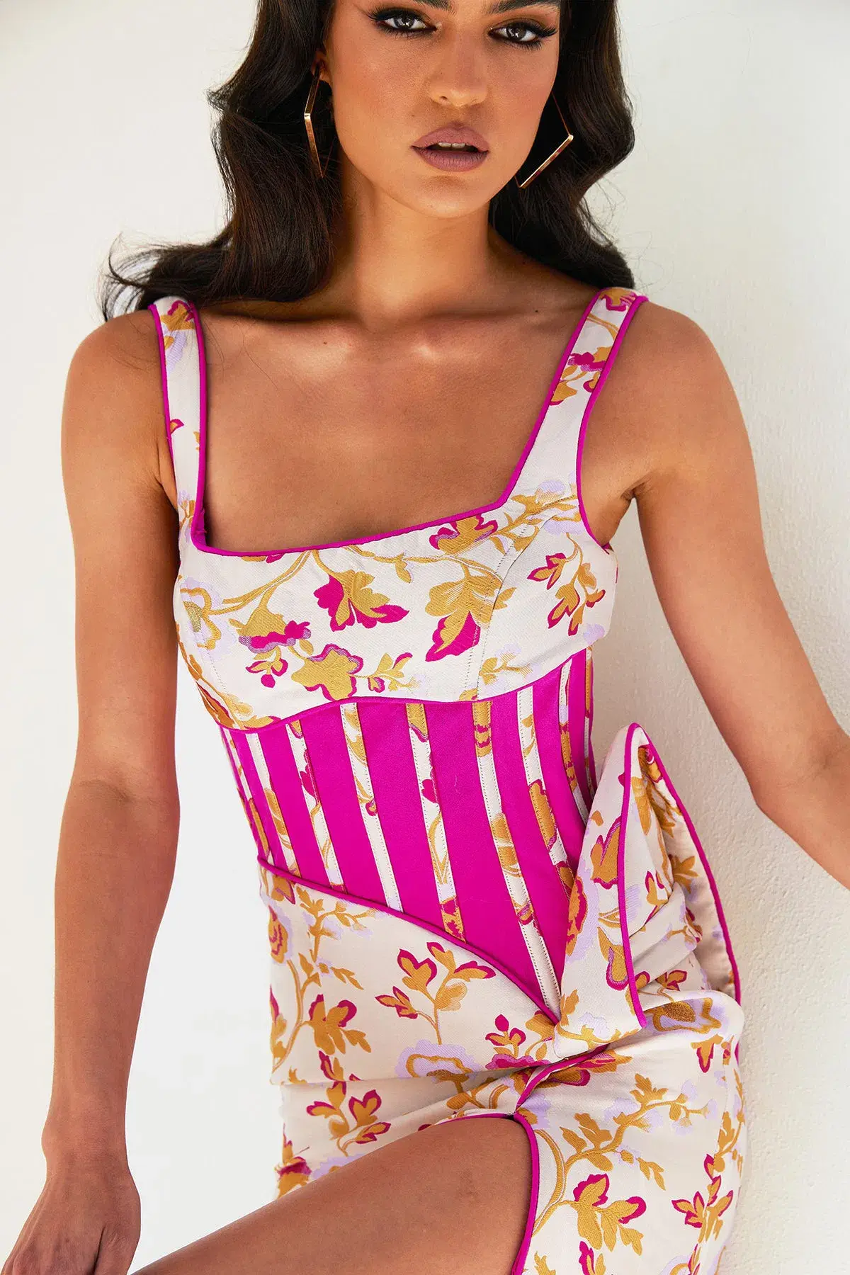 Eliya The Label Maddison Midi Dress Floral Size 6 / XS - Image 1