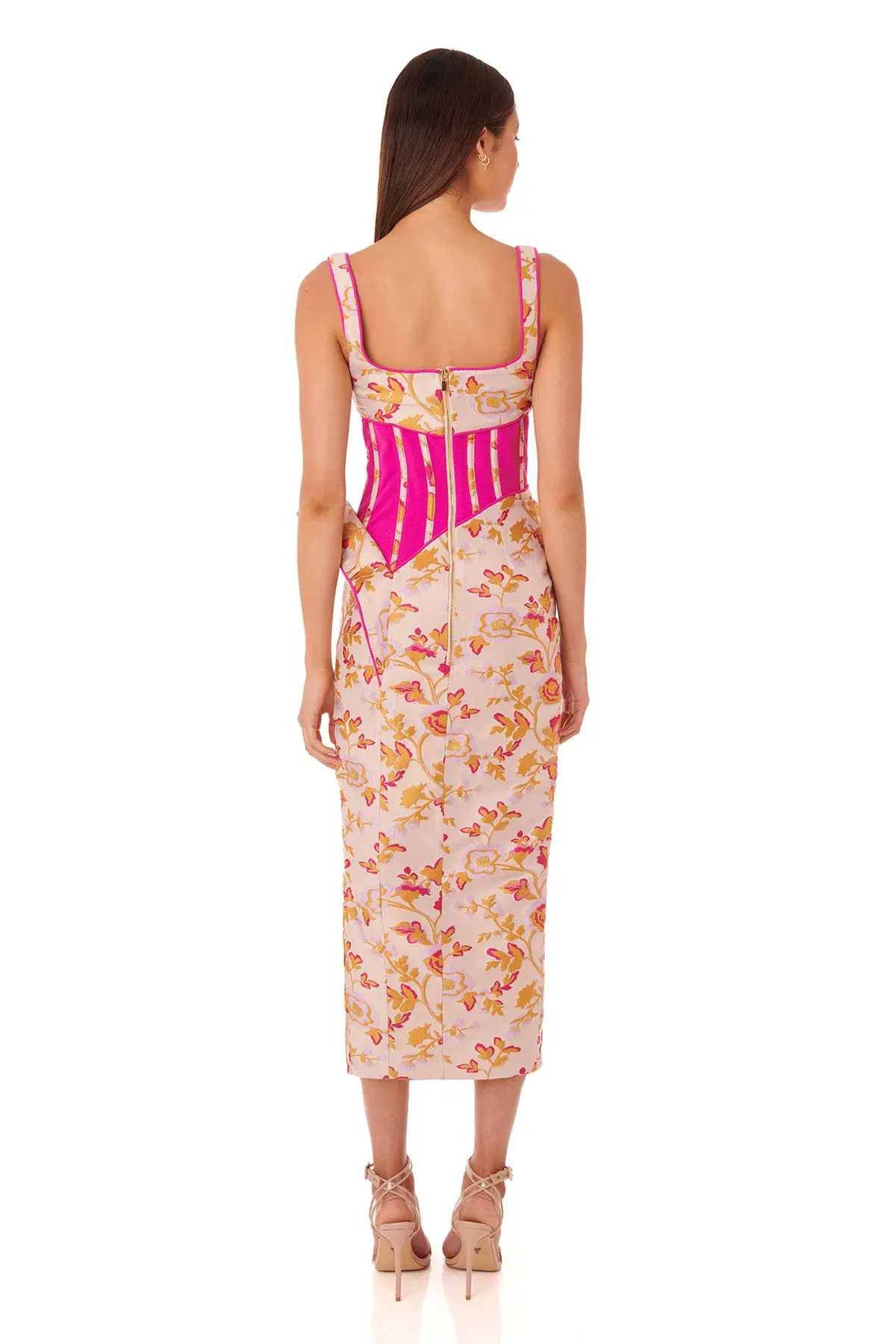 Eliya The Label Maddison Midi Dress Floral Size 6 / XS - Image 5