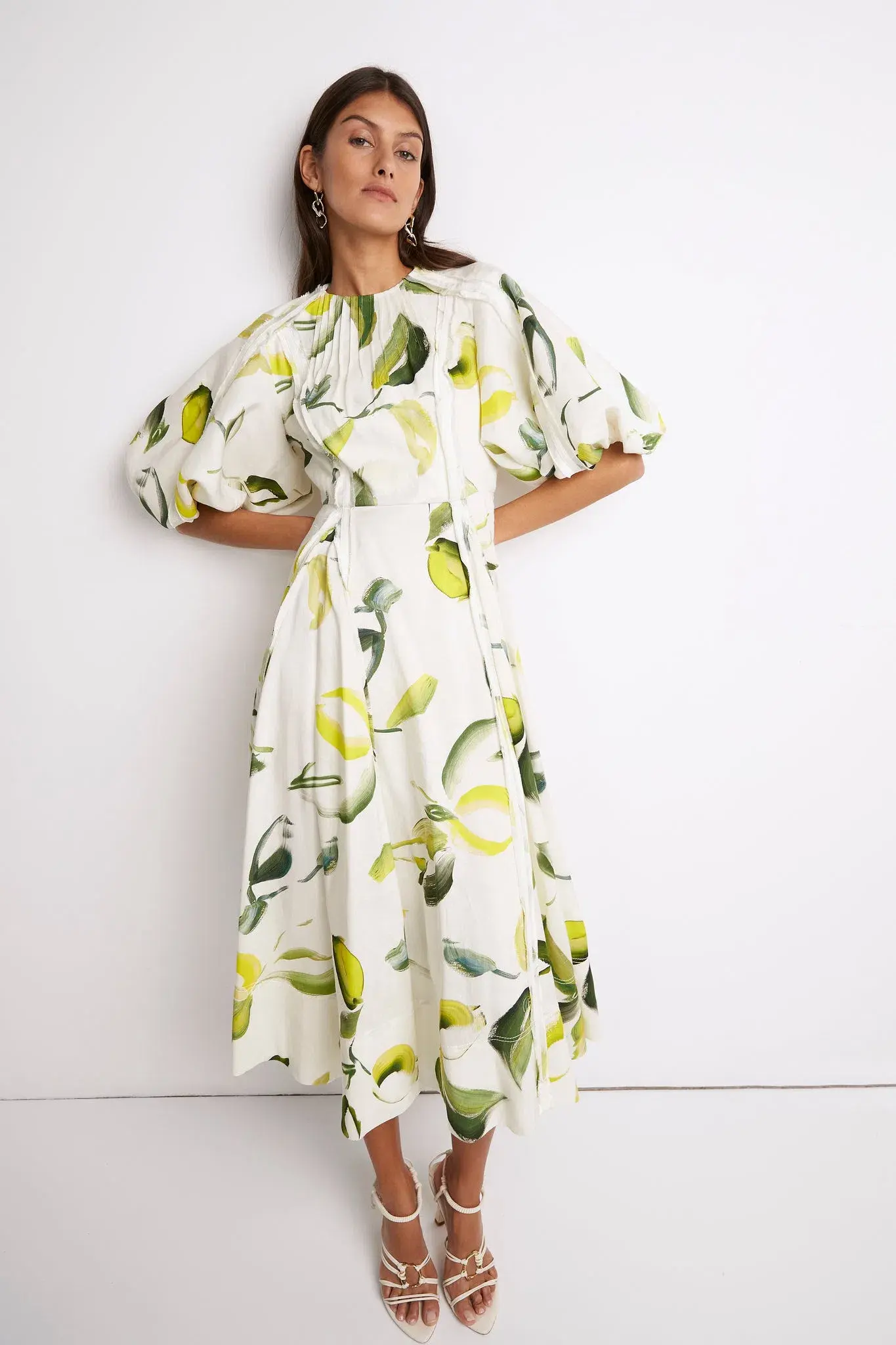Aje Zest Midi Dress Print Size 6 / XS - Image 1