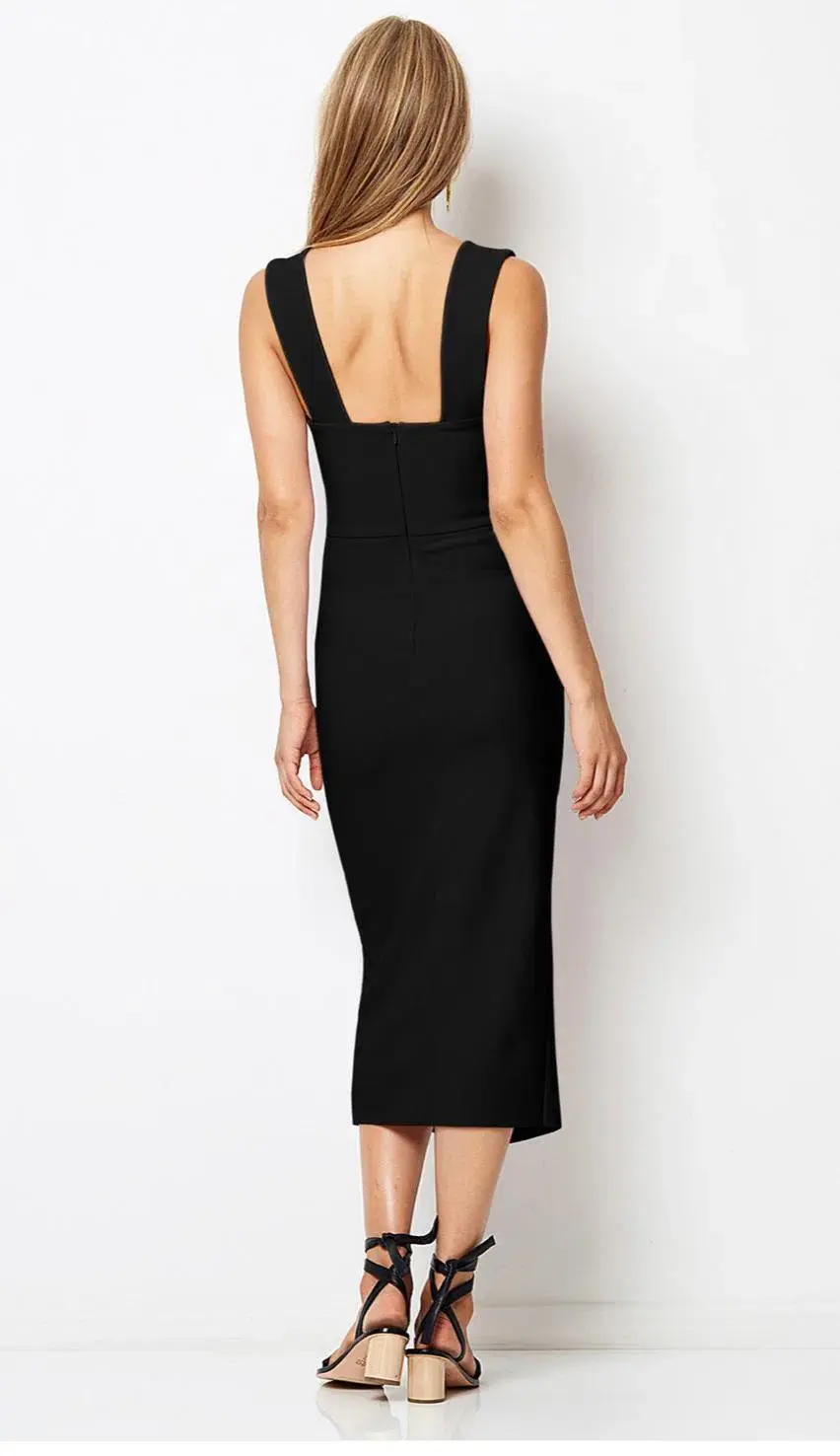 Bec & Bridge Lila Cut Out Dress Black Size 8 - Image 4
