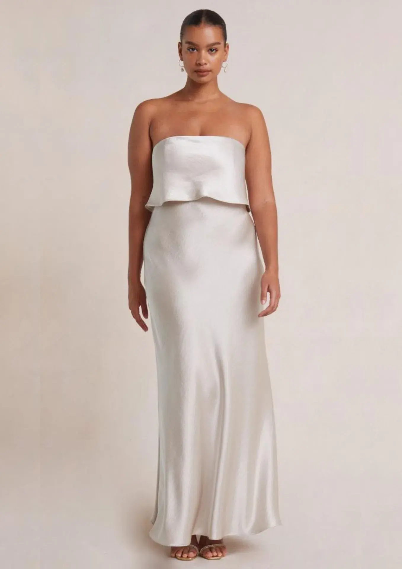 Bec & Bridge The Dreamer Overlay Dress Sand Size 10 - Image 1