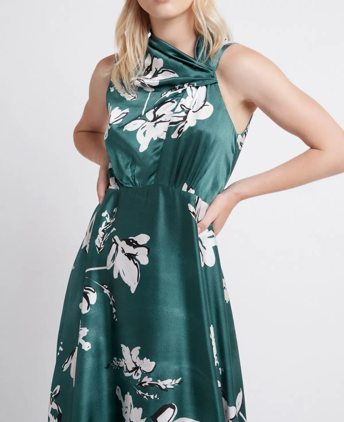 Aje Efflorescent Dress Green Size 10 / M - Image 2