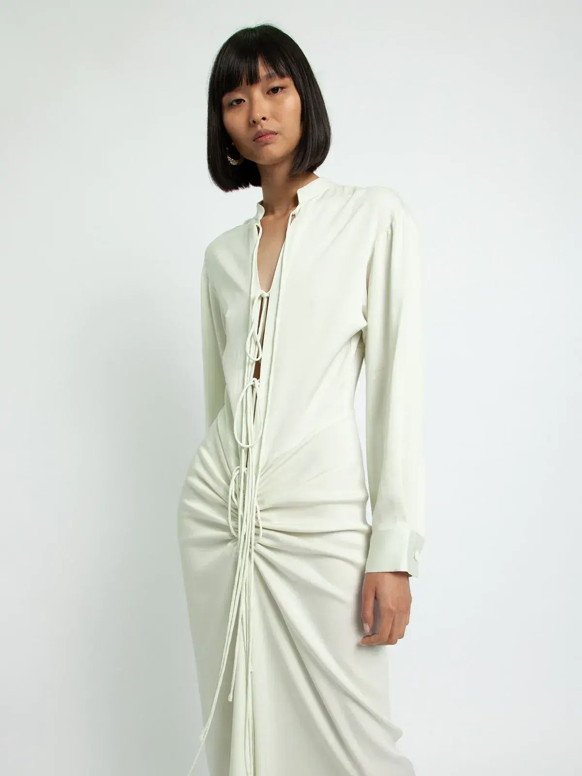 Christopher Esber Bertoia Long Sleeve Dress Mint Size 8 - Image 2