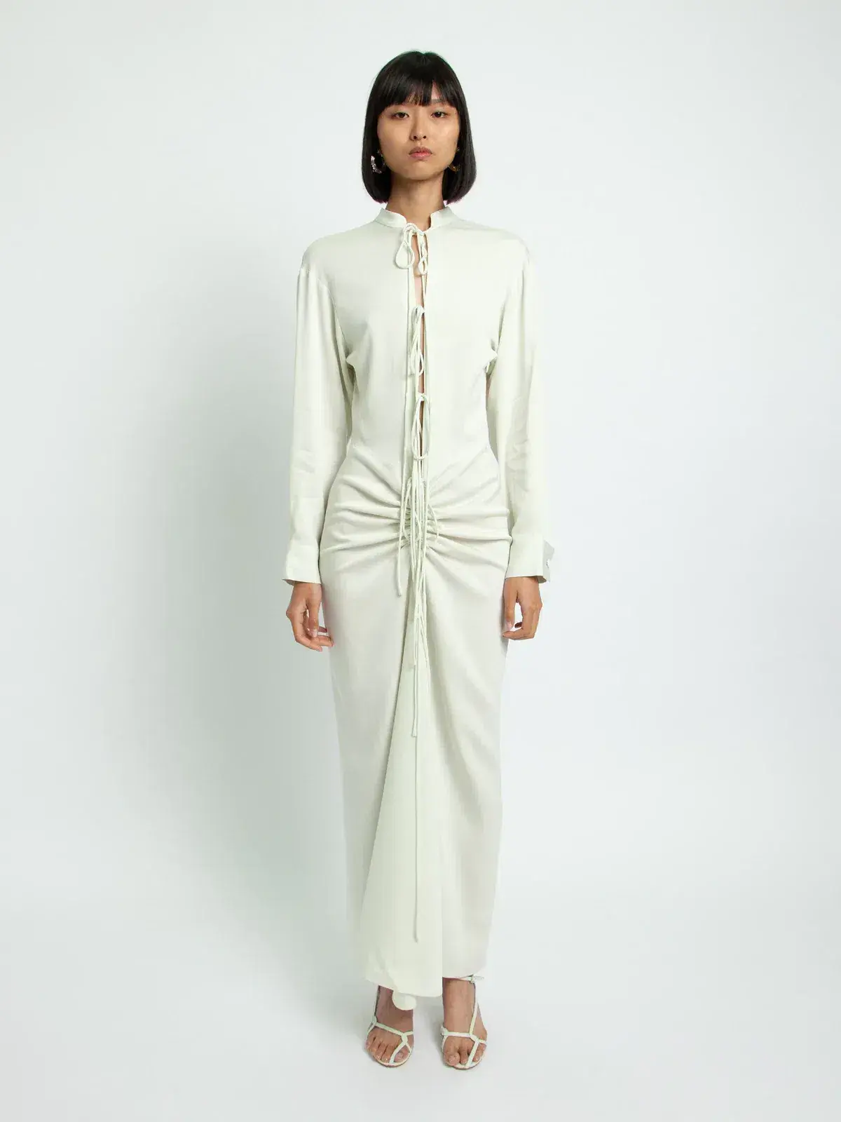Christopher Esber Bertoia Long Sleeve Dress Mint Size 8 - Image 1