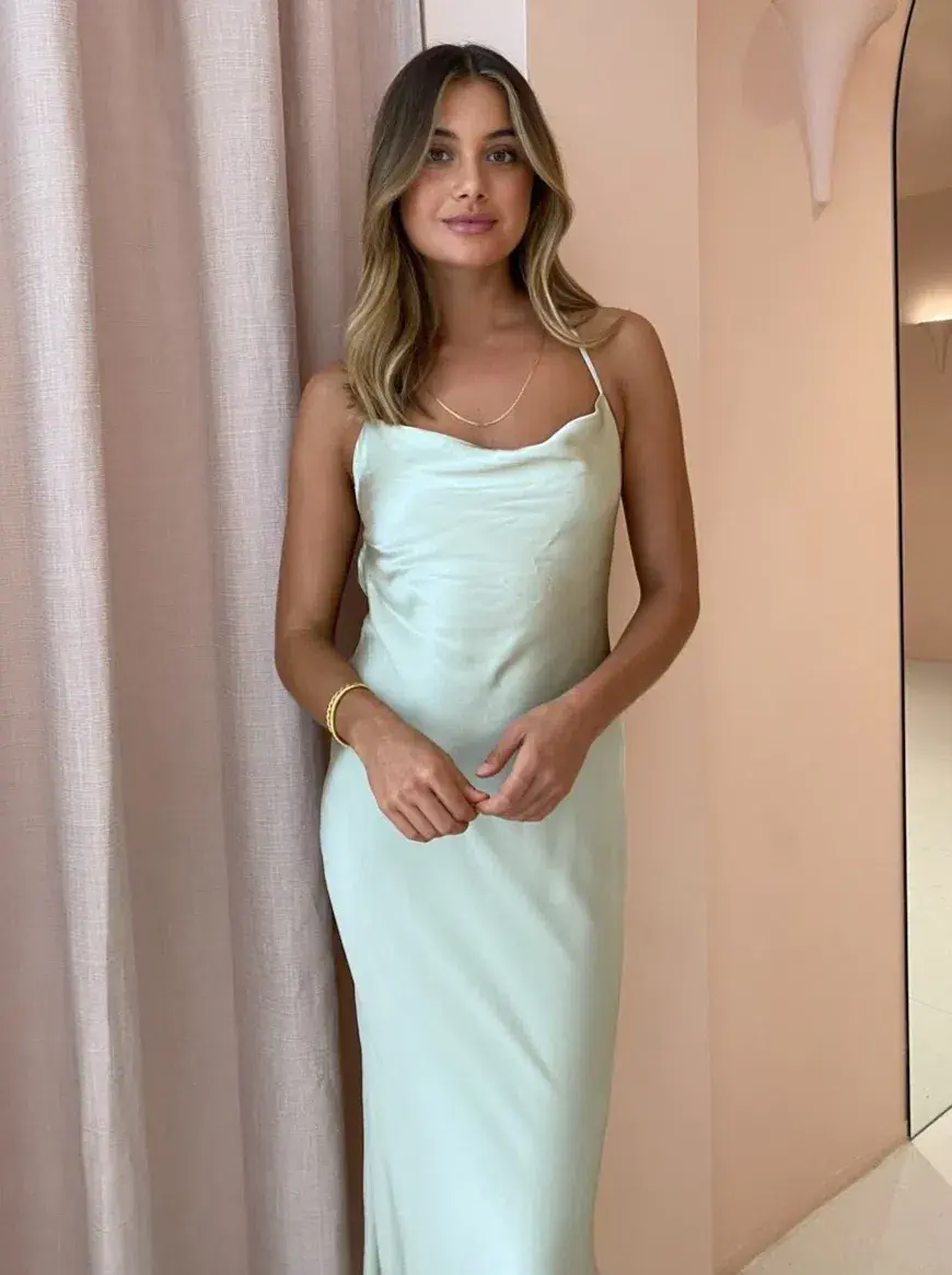 Shona Joy Giselle Dress Melon Size 8 for rent on The Volte - main image