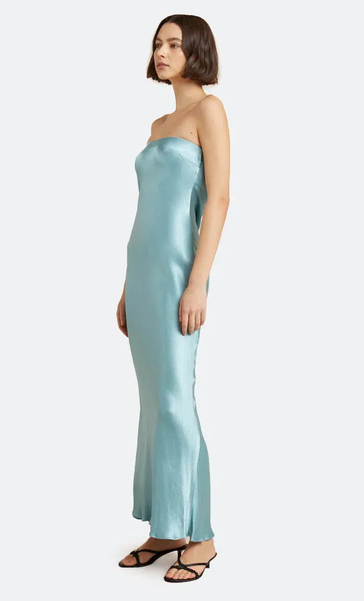 Bec & Bridge Moon Dance Strapless Dress Sea Spray Size 6 - Image 2