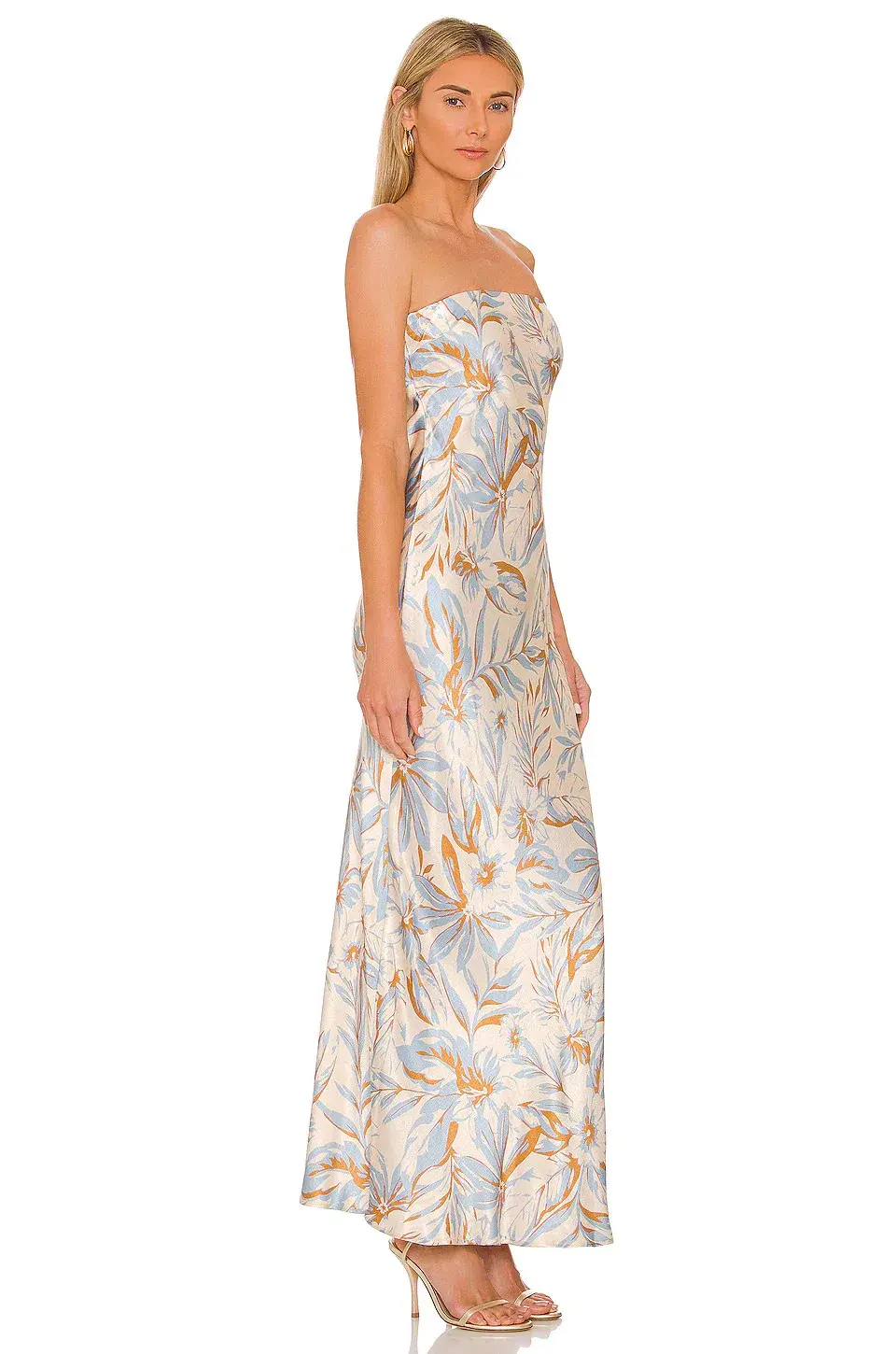 Bec & Bridge Stella Strapless Dress Print Size 8 - Image 3