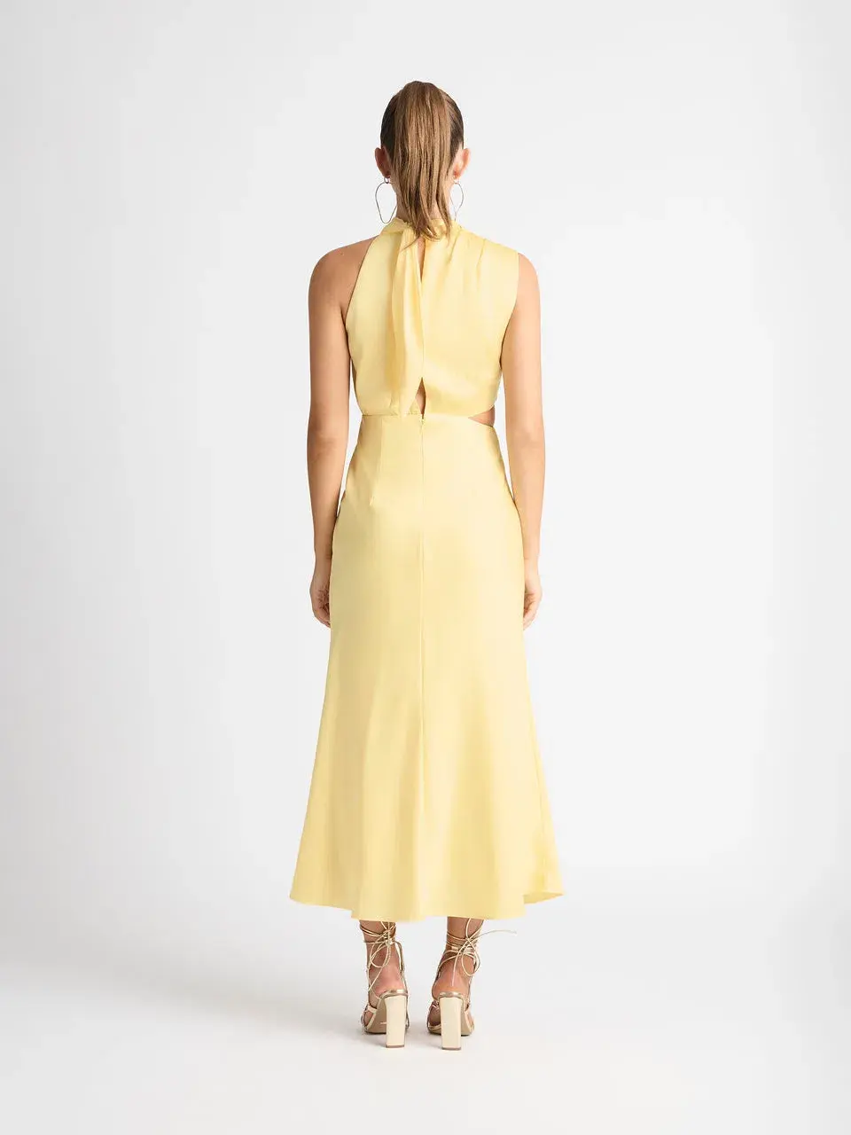 Sheike Allure Dress Butter Yellow Size 8 - Image 2
