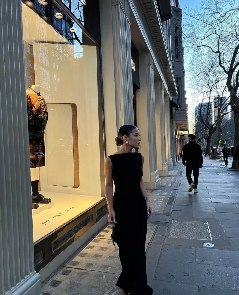 Effie Kats Verona Backless Gown Black Size M / Au 10 for rent on The Volte - main image