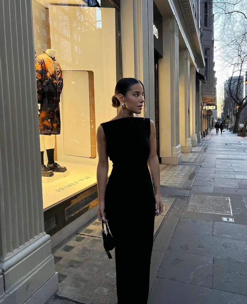 Effie Kats Verona Backless Gown Black Size M / Au 10 - Image 4