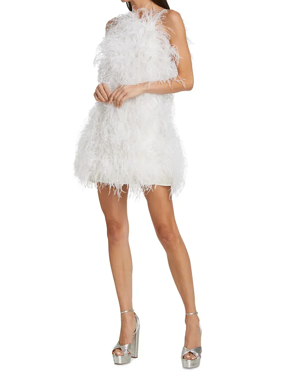 Cult Gaia Shannon Mini Dress Off White Size XS / Au 6 - Image 4
