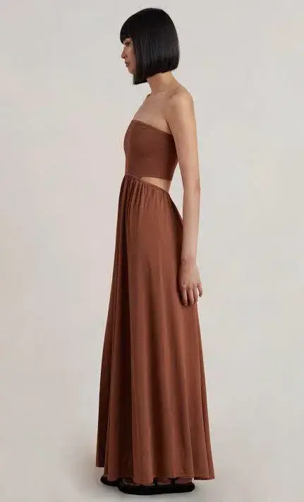 Bec & Bridge Miranda Knit Dress Brown Size 8 / S - Image 2
