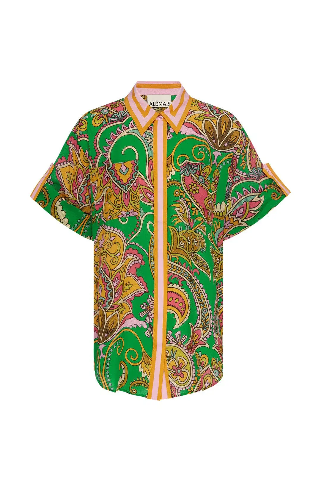 Alemais Marion Shirt Green Size 6 - Image 4