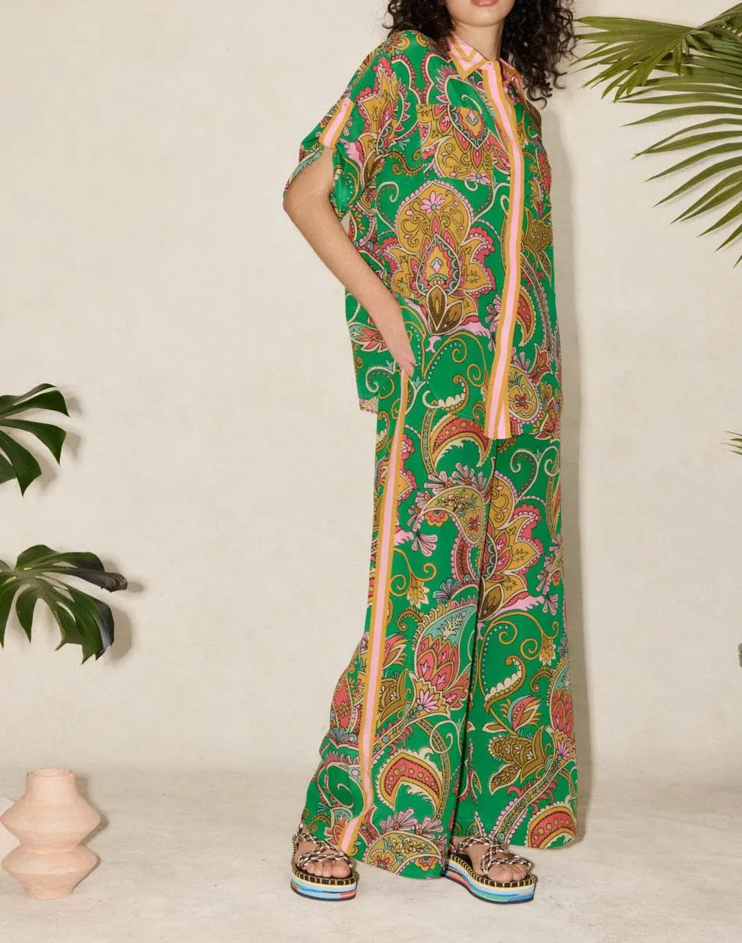 Alemais Marion Pant Green Size AU 6 - Image 1