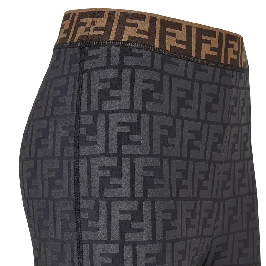 Fendi Monogram Leggings FF Print Size AU 8  - Image 3