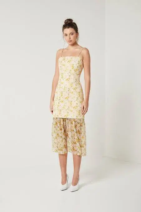 Elliatt Wattle Dress Yellow Size M/10 - Image 1