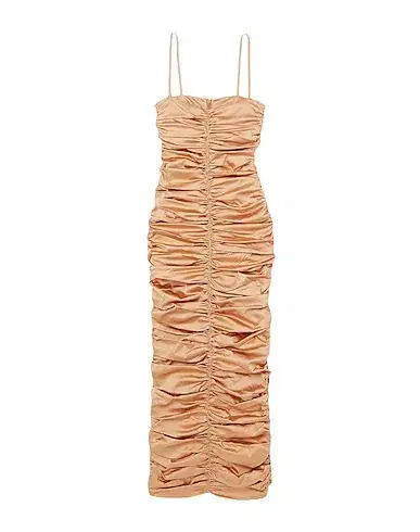 Georgia Alice Eva Ruched Gown Beige Size 6 - Image 3