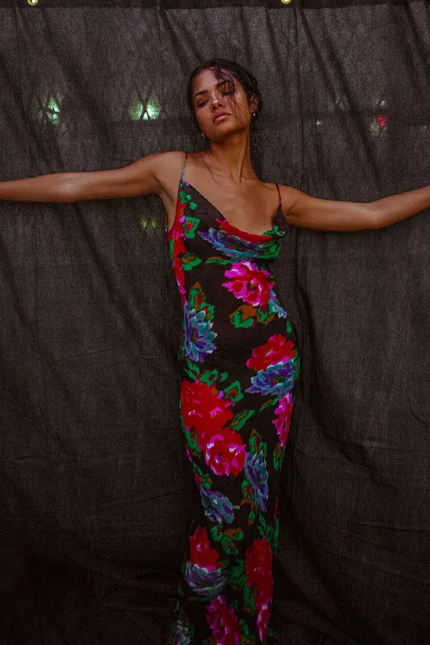 Rat & Boa Casablanca Dress Floral Size S/AU 8  - Image 2