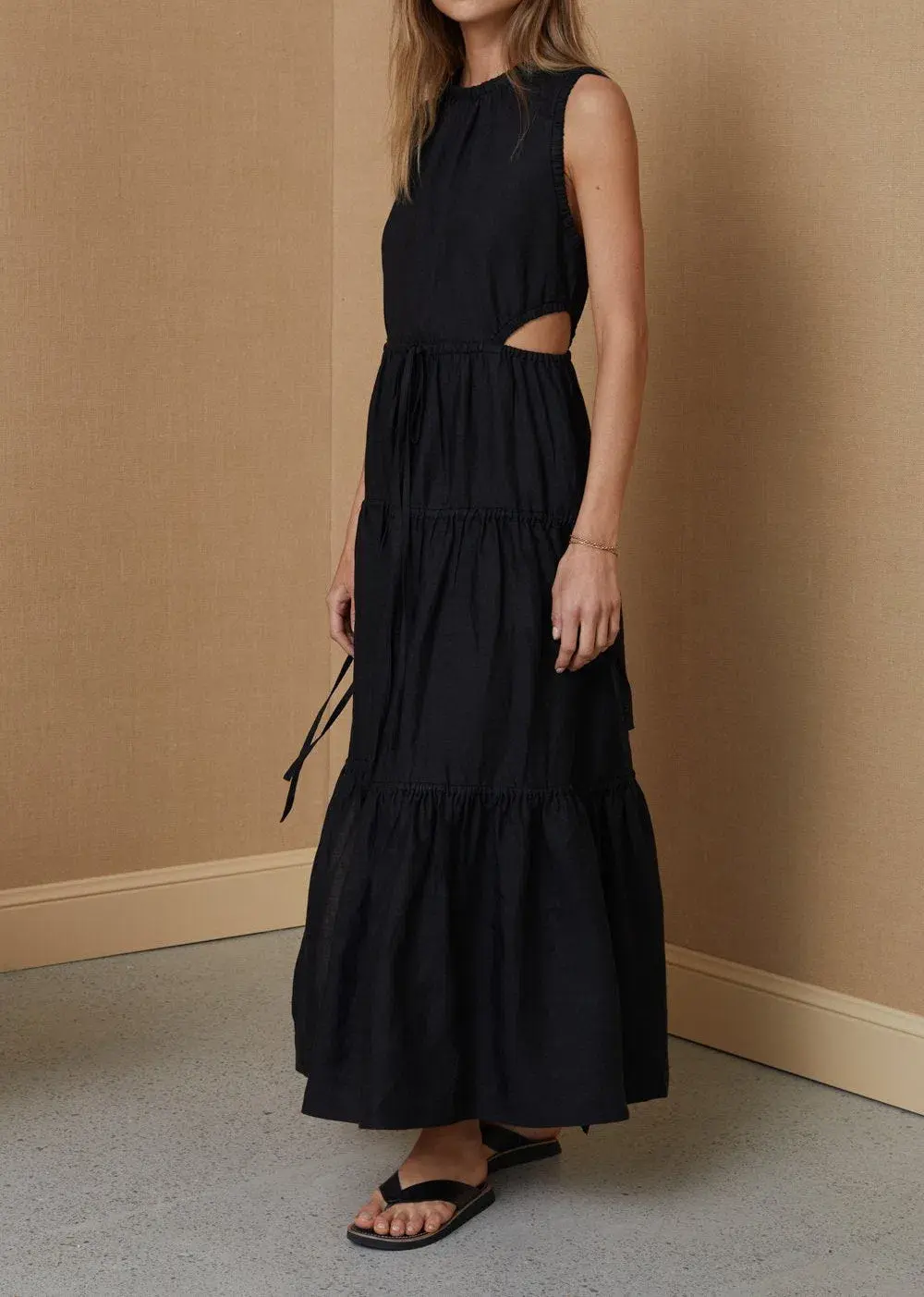 Bec & Bridge Henriette Maxi Dress Black Size 8 / S for rent on The Volte - main image