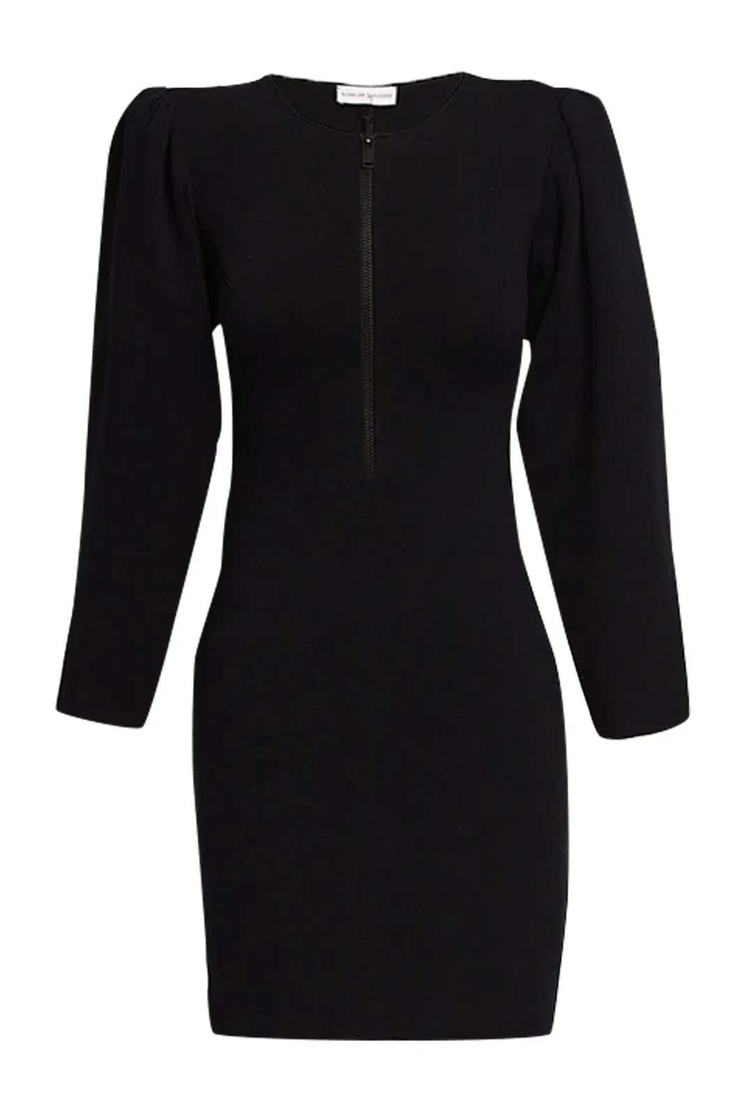 Scanlan Theodore Crepe Knit Gather Sleeve Dress Navy Size S / Au 8 - Image 2