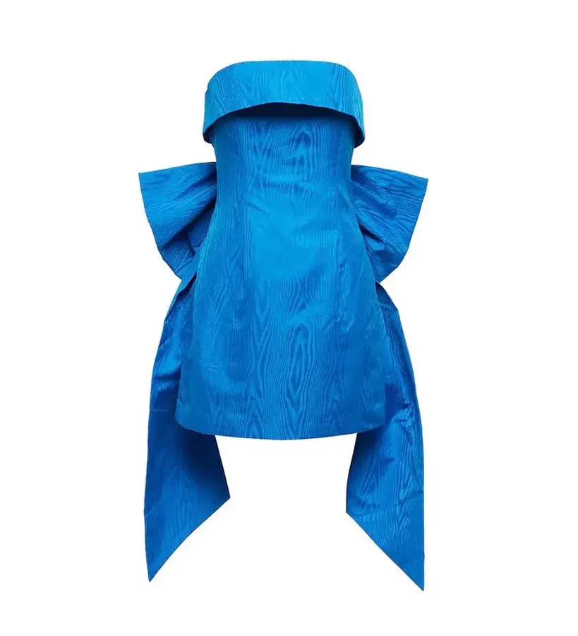 Rebecca Vallance Malone Mini Dress Blue Size 8 - Image 3