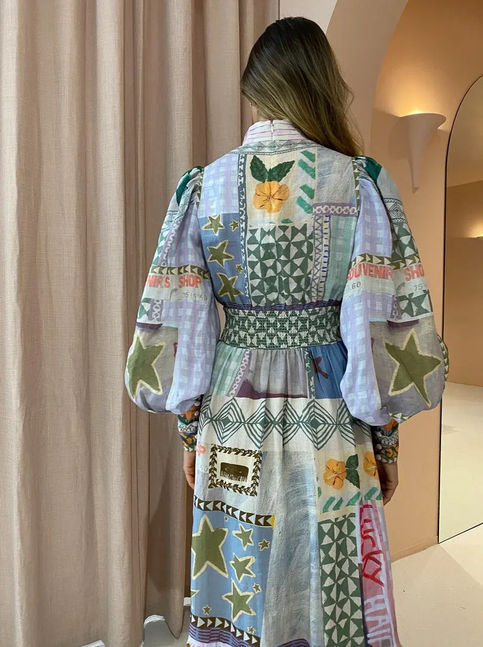 Alemais Emma Gale Shirtdress Multi Size 10 - Image 5