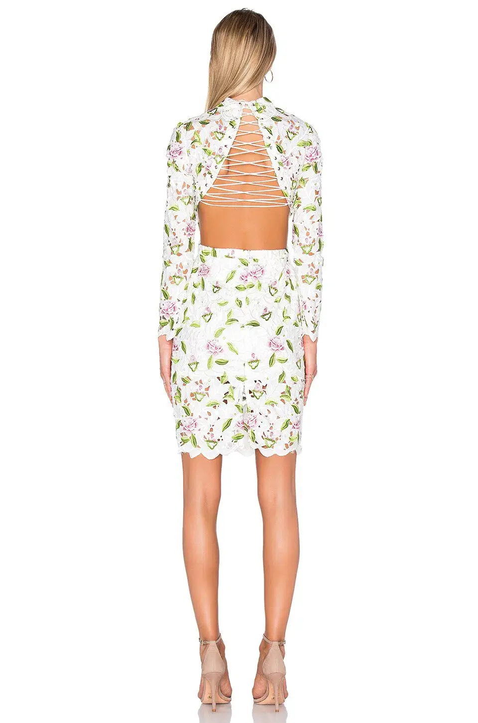 Asilio Object of Desire Mini Dress Print Floral Size 8  - Image 3