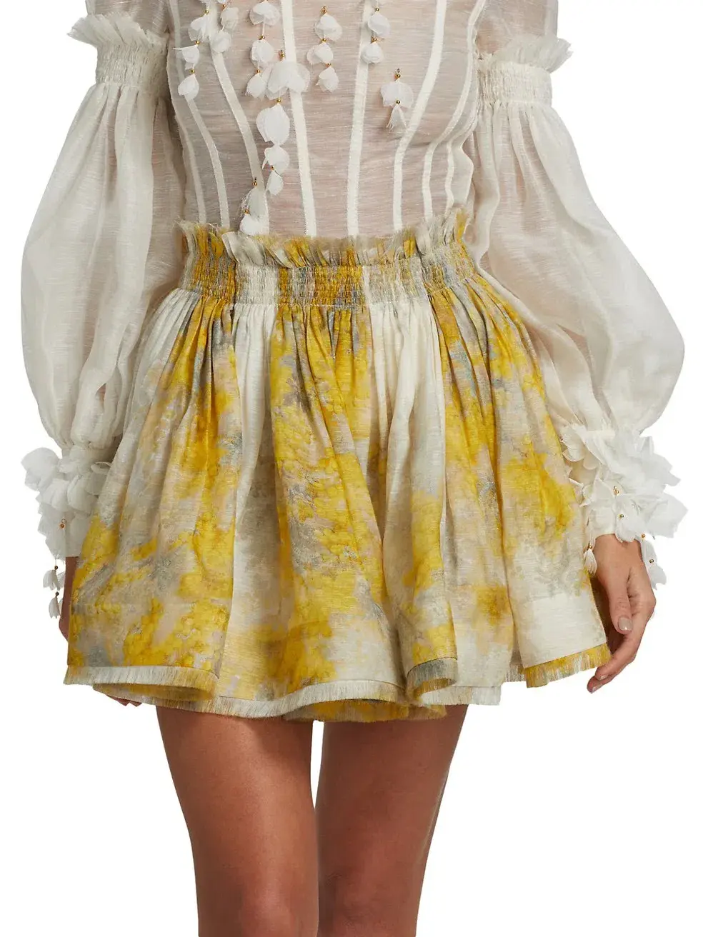 Zimmermann Botanica Wattle Flip Skirt Floral Size 0/Au 8 - Image 2