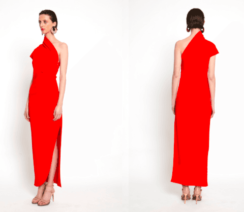 Ginger & Smart Curator Gown Red Size 12 - Image 3