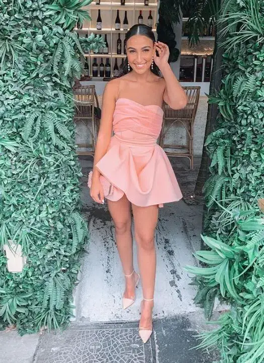 Eliya The Label Tayla Dress Peach Size 6 - Image 3