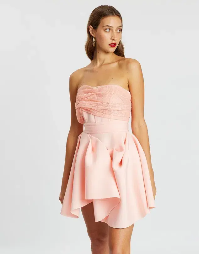 Eliya The Label Tayla Dress Peach Size 6 - Image 4