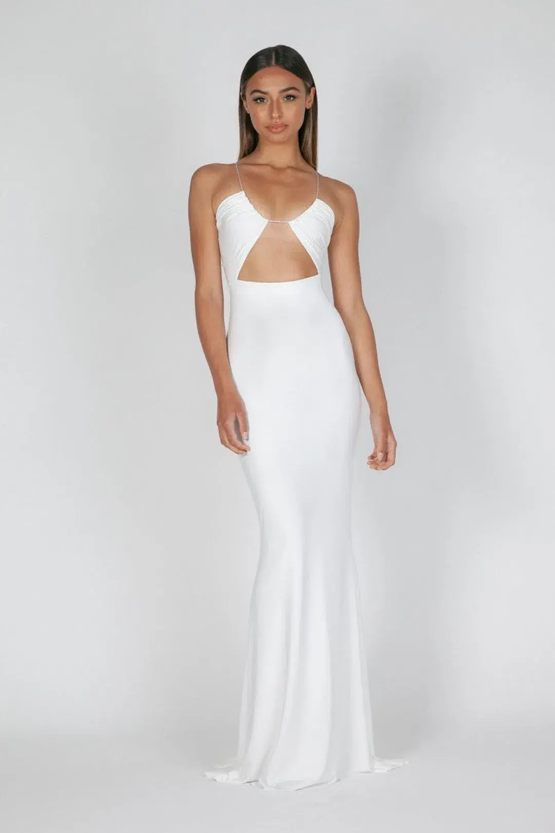 Natalie Rolt Cher Gown White Size 8 - Image 1