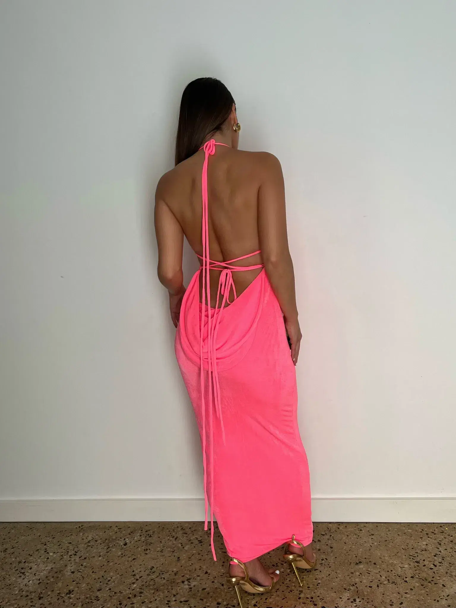 Melani the Label Ciana Dress Pink Size 8 - Image 4