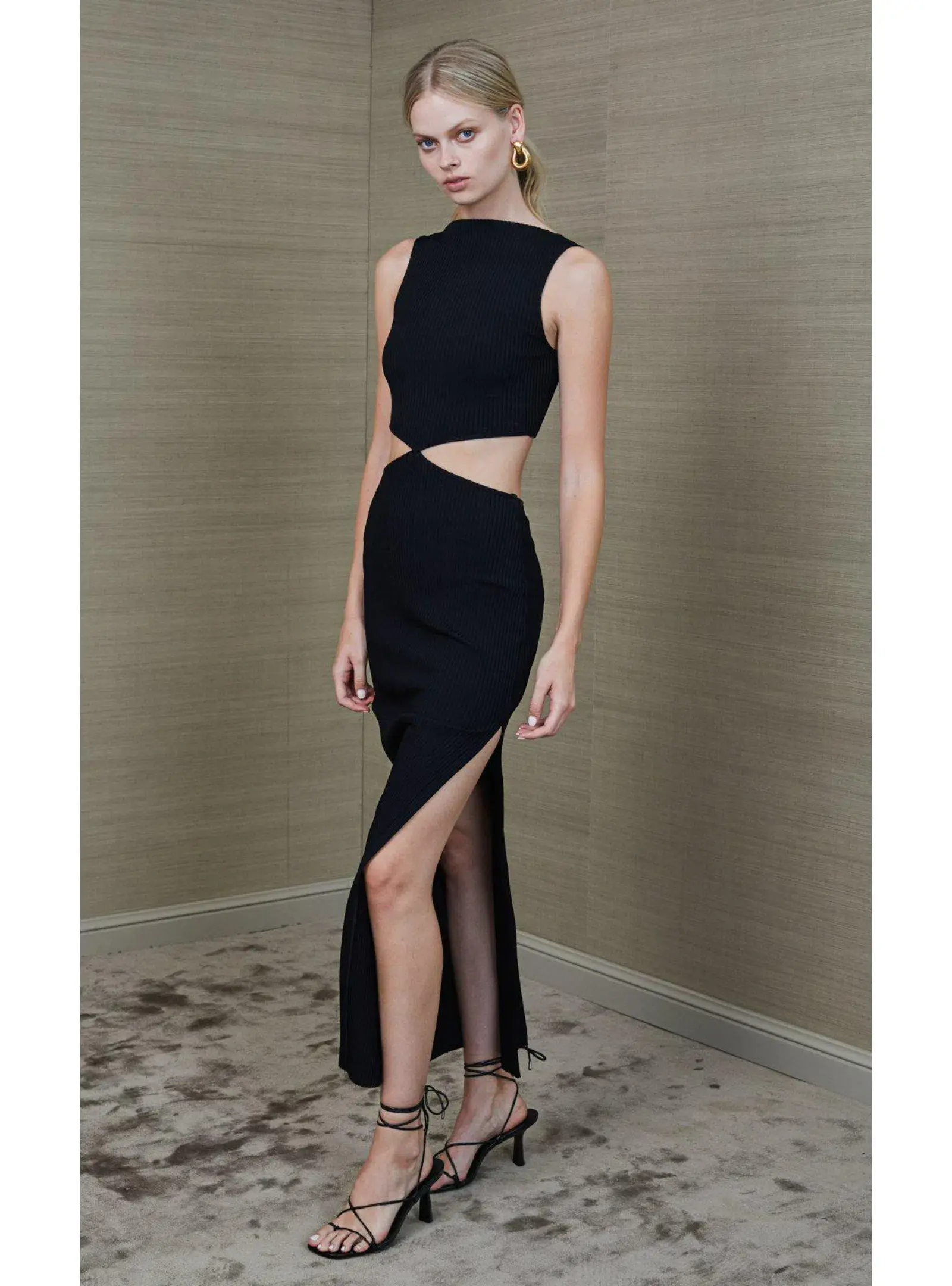 Bec & Bridge Reba Midi Dress Black Size AU 6   - Image 2