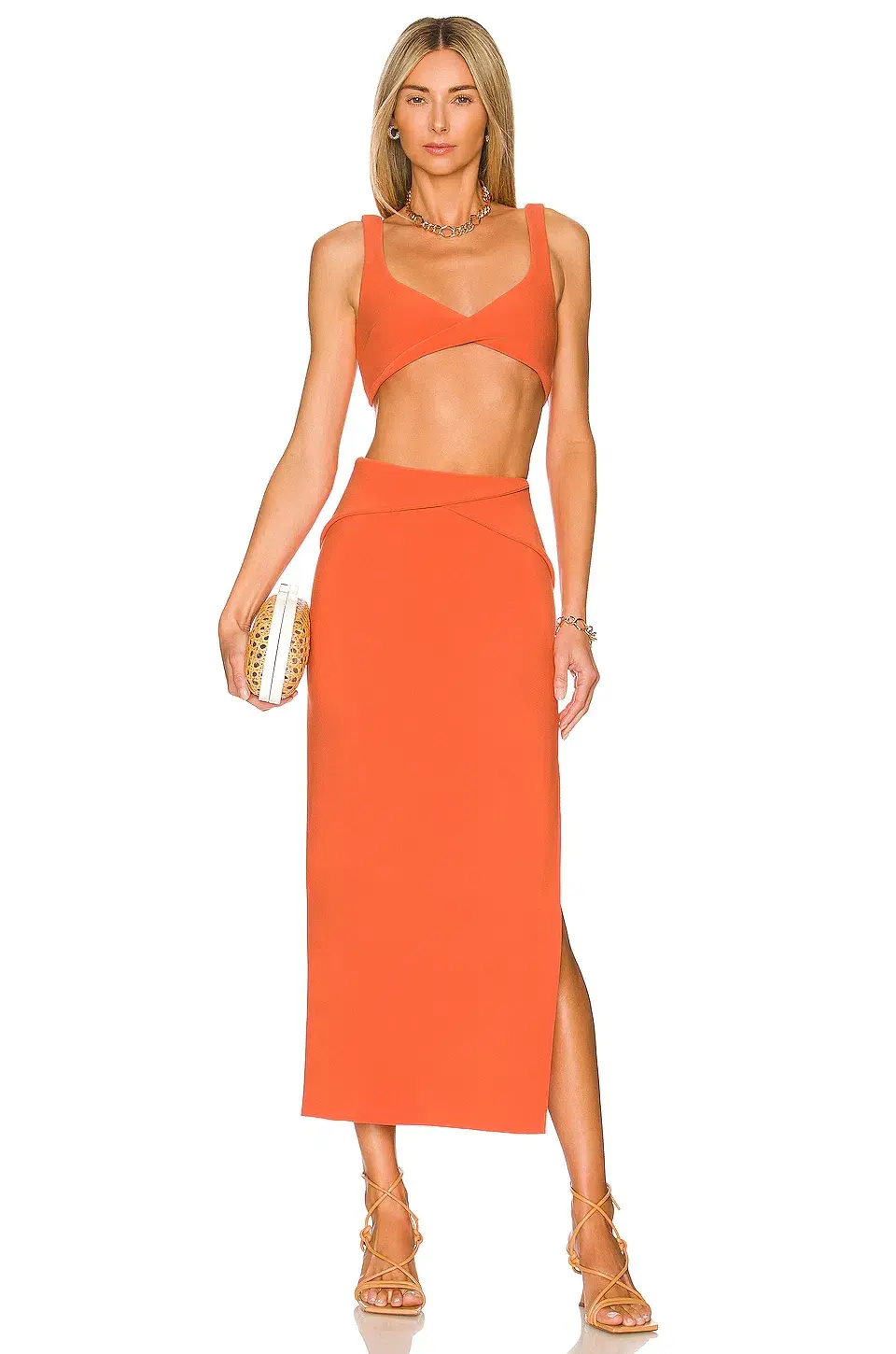 Bec & Bridge Clover Set Flame Orange Size 8 for rent on The Volte - main image