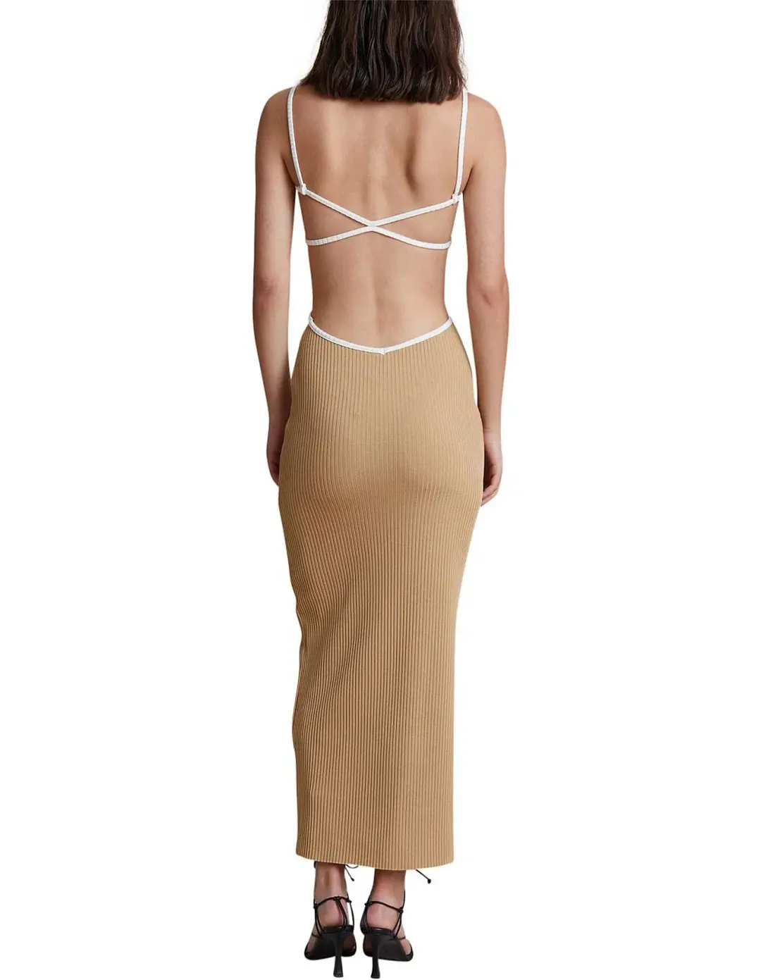 Bec & Bridge Coyote Dress Beige Size 8 for rent on The Volte - main image