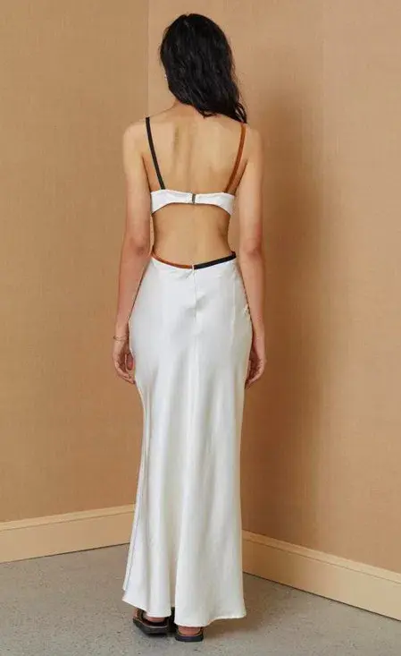 Bec & Bridge Toi Et Moi Dress White Size 8 - Image 5