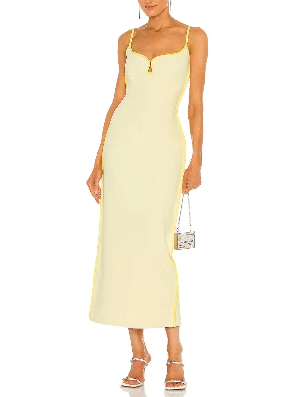 Paris Georgia Marlo Dress Daffy Yellow Size 6  - Image 1