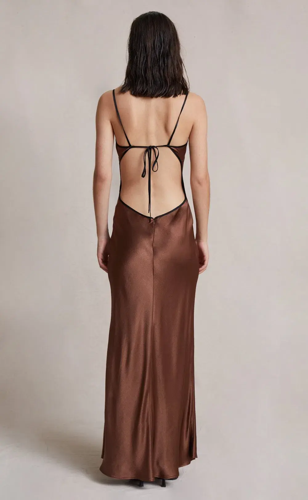 Bec & Bridge Cedar City Maxi Dress Brown Size 8 for rent on The Volte - main image