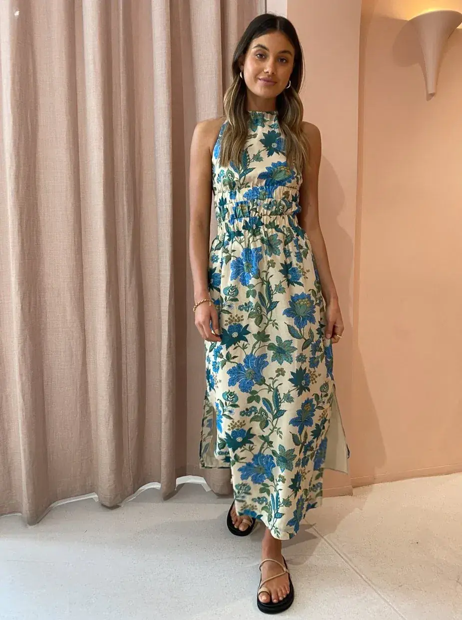 Sir the Label Celia Cross Back Gown in Marguerite Print Size 8 - Image 2
