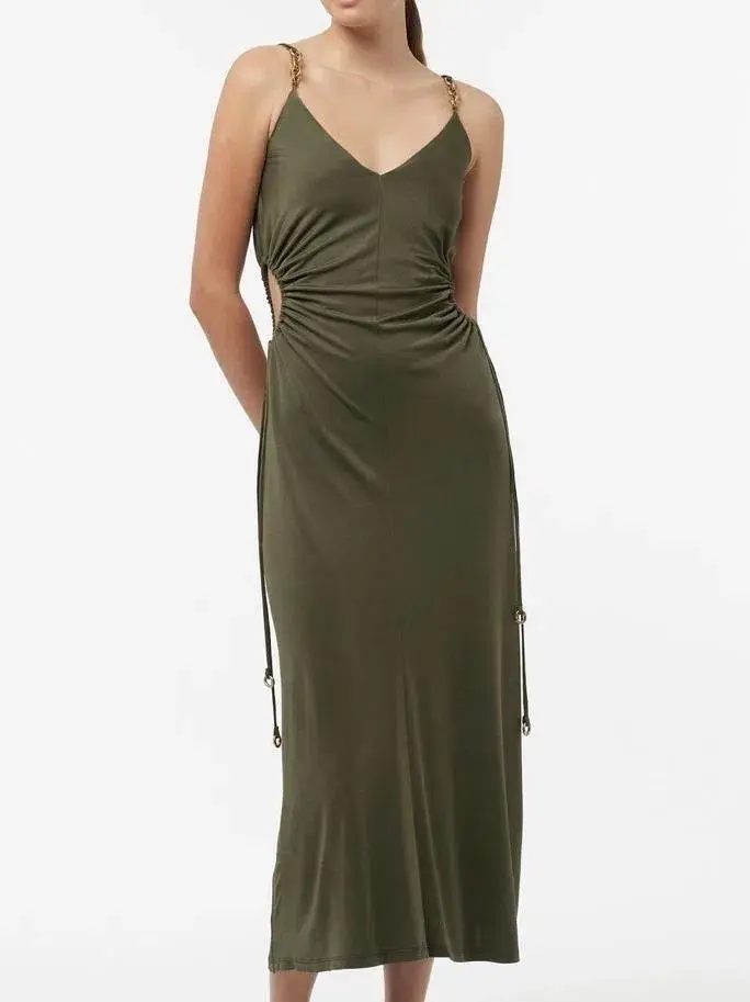 Manning Cartell Tuning in Chain Dress Green Size 12 for rent on The Volte - main image