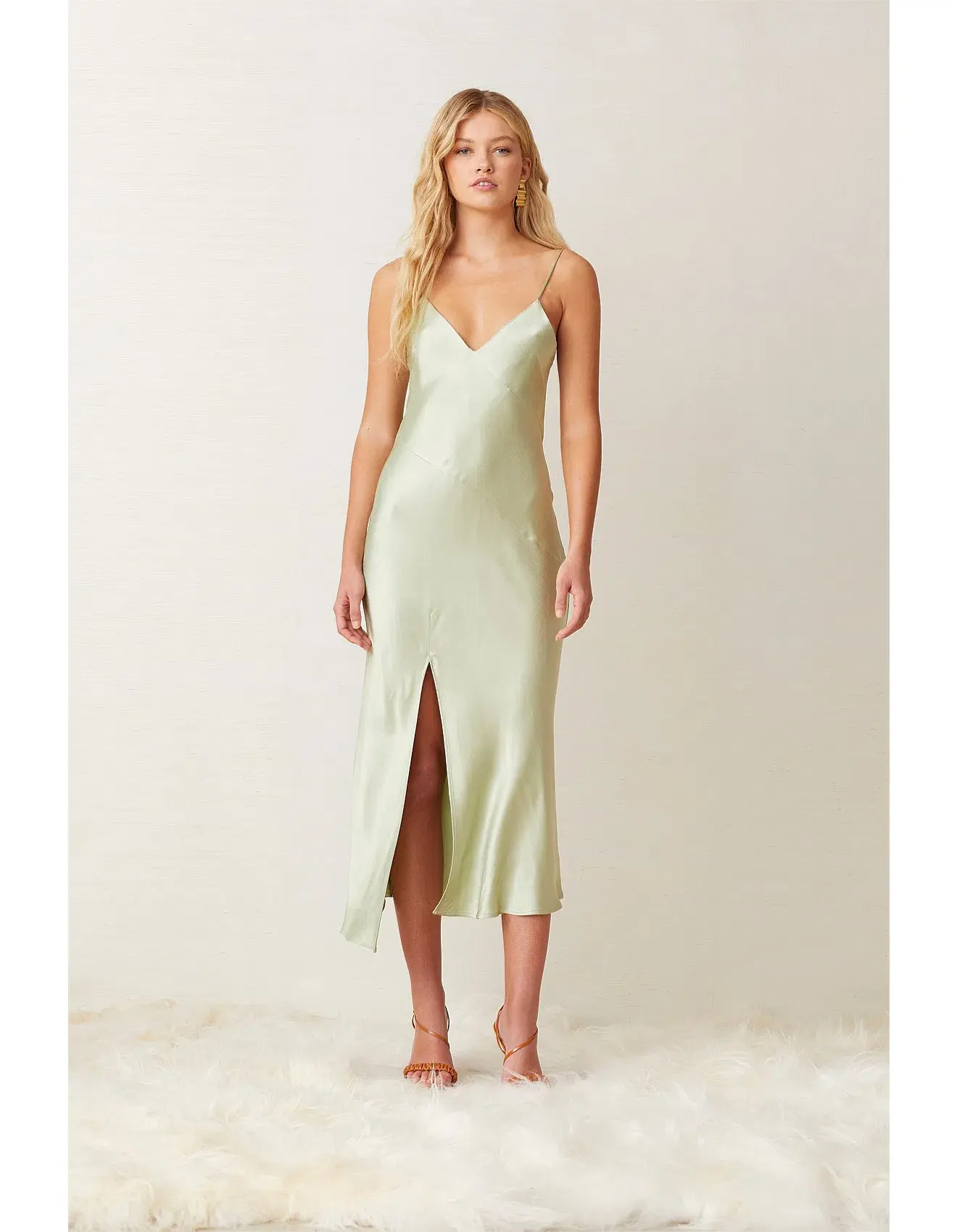Bec & Bridge Crest Midi Dress Green Size 10 - Image 1