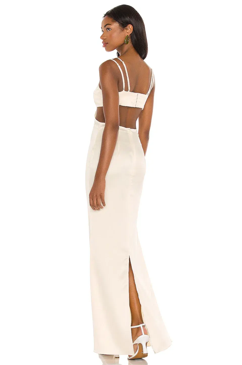 Camila Coelho Faron Gown White Size 8 - Image 3