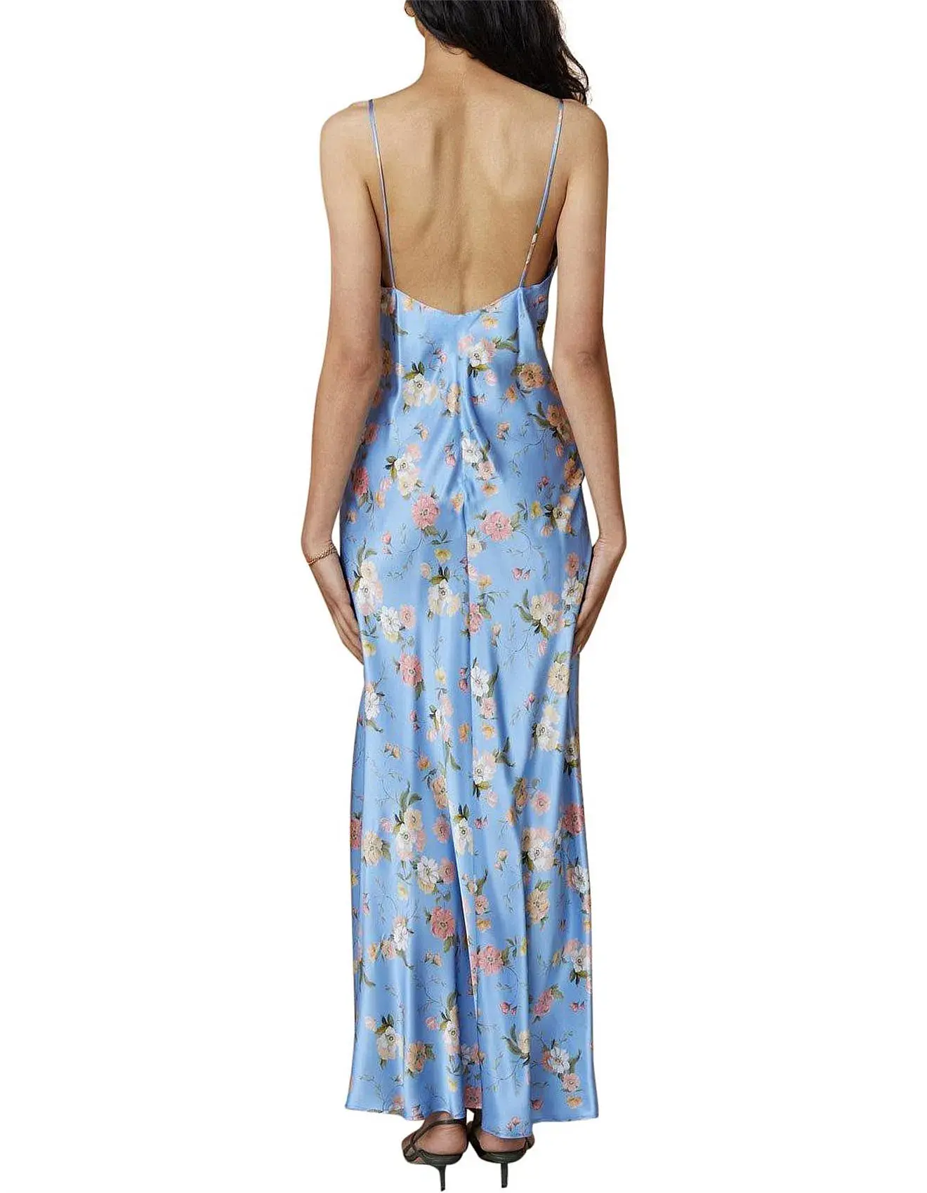 Bec & Bridge Kika Dress Blue/Floral Size 8  - Image 2